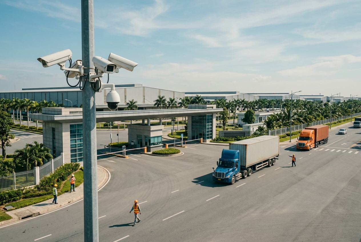 Hệ thống camera khu công nghiệp